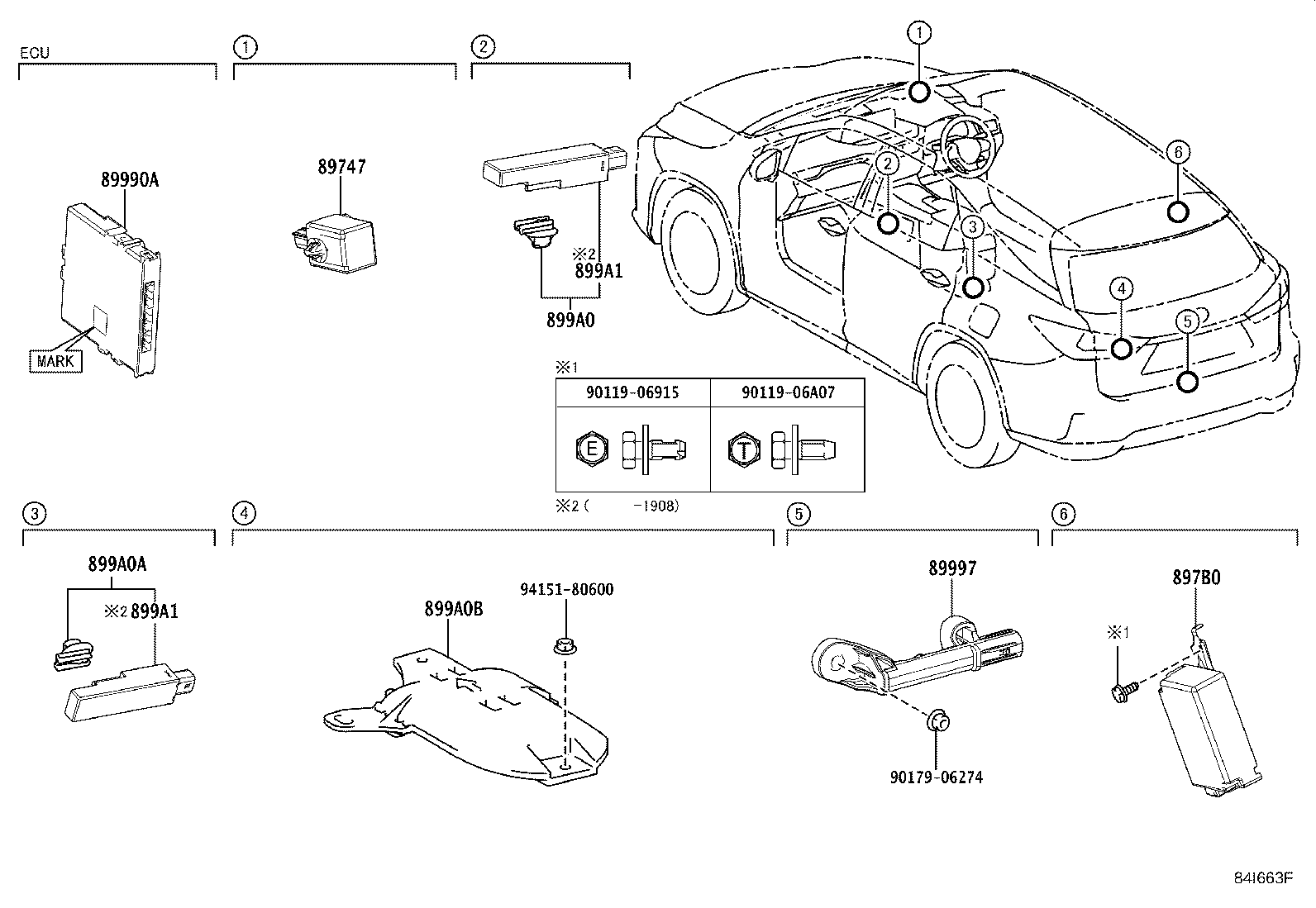 897B0-48100 RECEIVER ASSY, ELECTRICAL KEY & TPMS product image