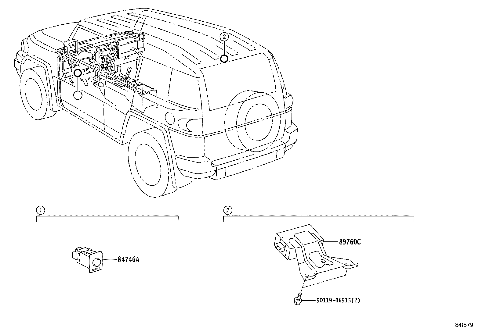 89760-35070 RECEIVER ASSY, TIRE PRESSURE MONITOR product image