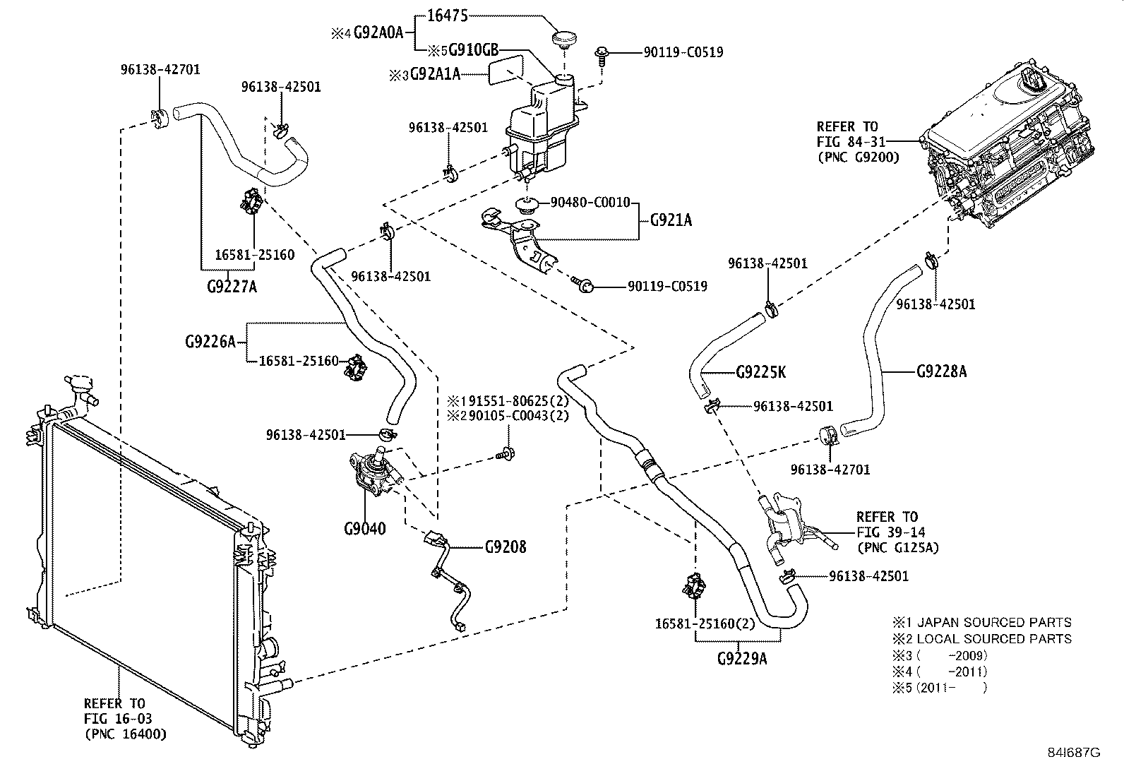 G91H2-06020 BRACKET, INVERTER RESERVE TANK, NO.1 product image