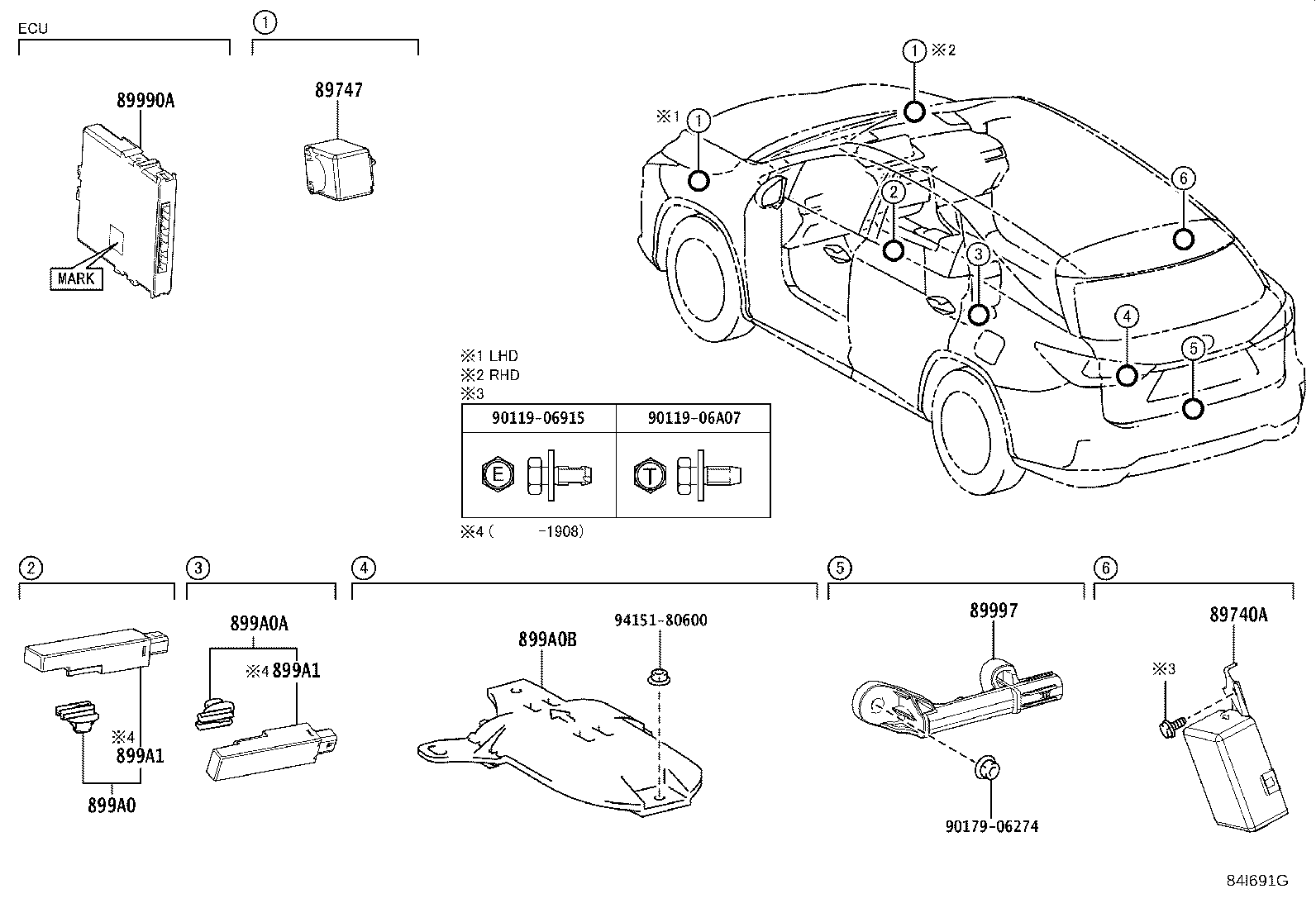 89740-48290 RECEIVER ASSY, SMART DOOR CONTROL product image