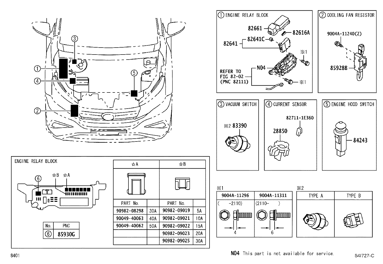 82600-BZ331 BLOCK ASSY, FUSE product image