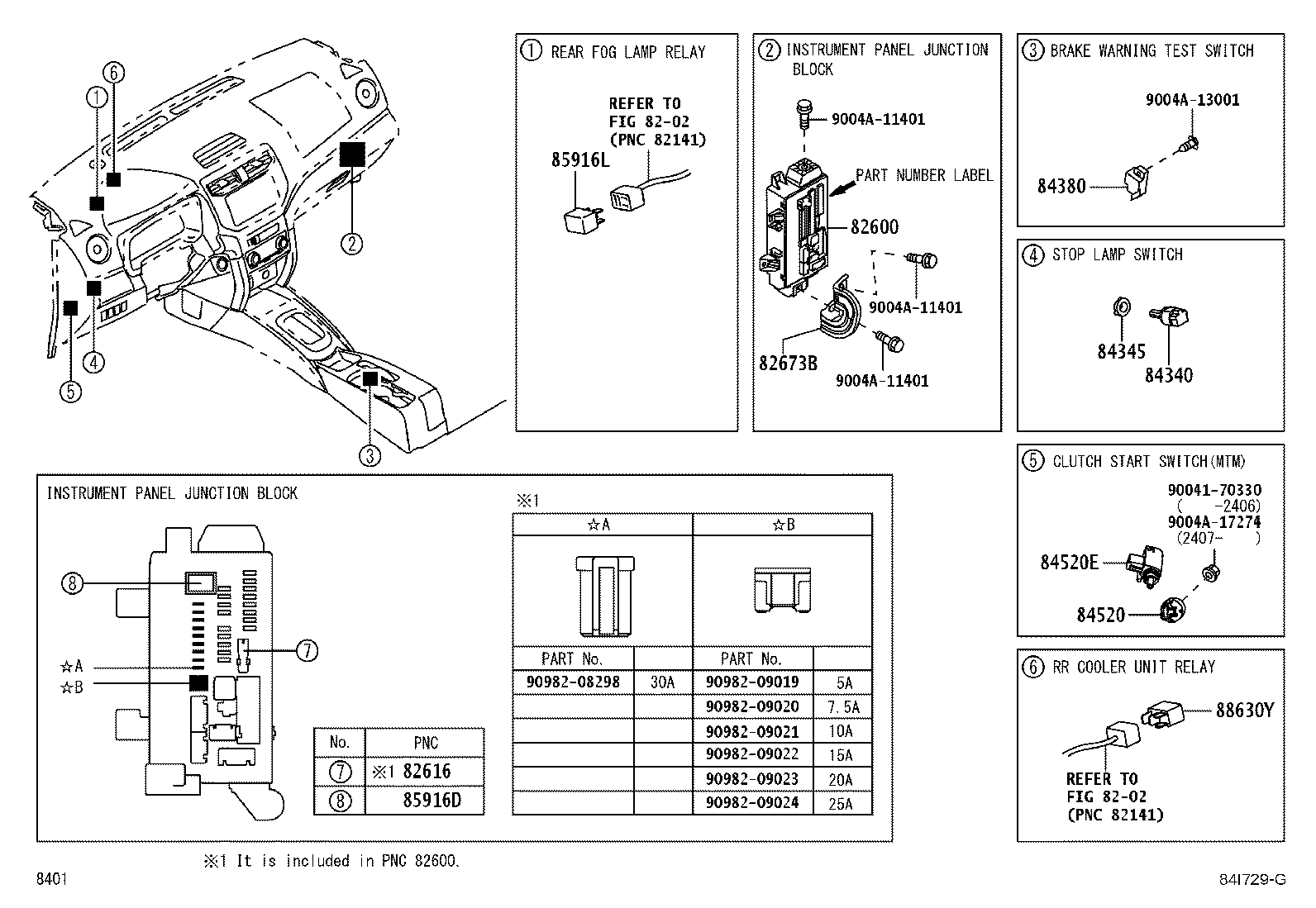 82600-BZ331 BLOCK ASSY, FUSE product image