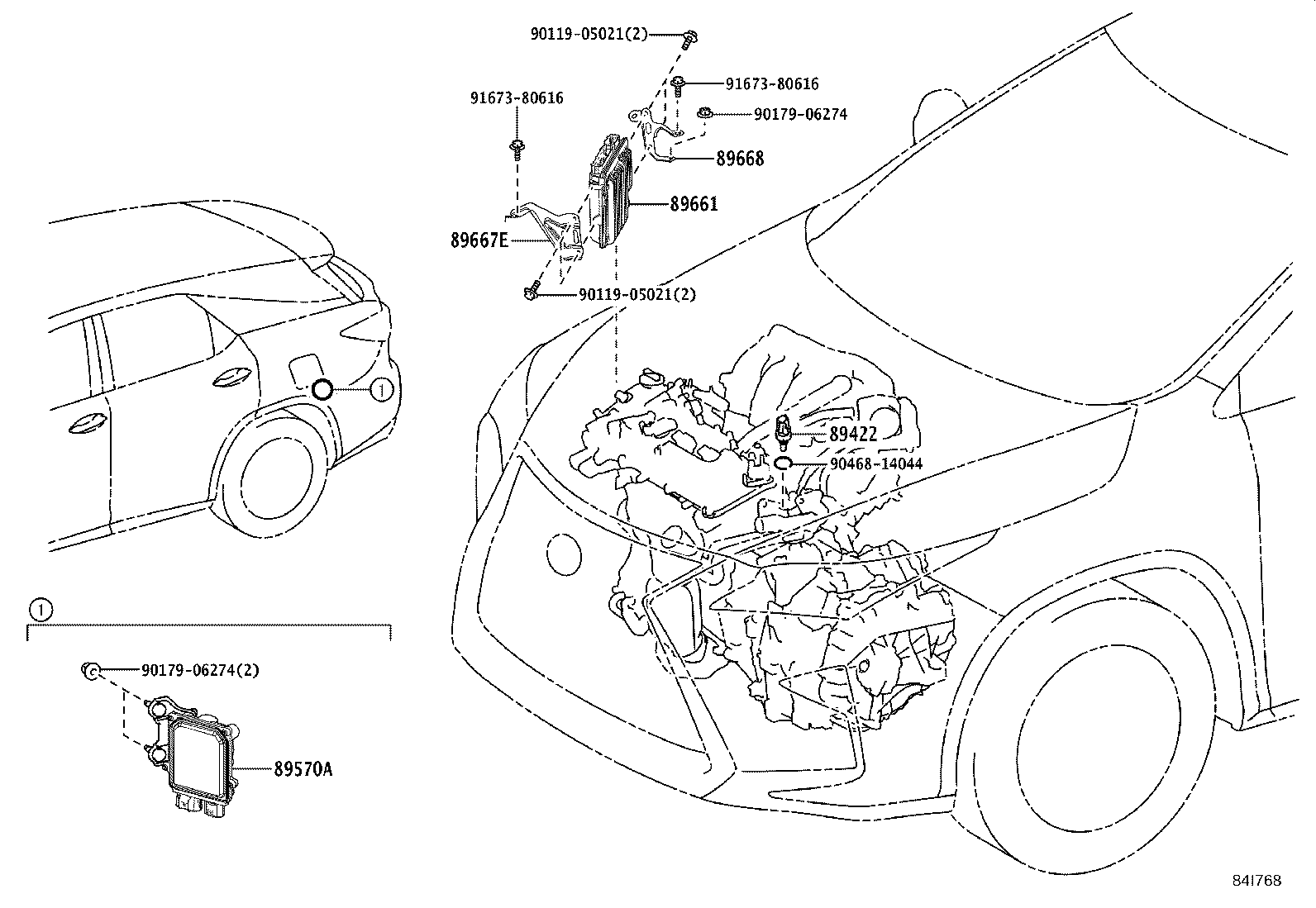 89570-48070 COMPUTER ASSY, FUEL PUMP CONTROL product image