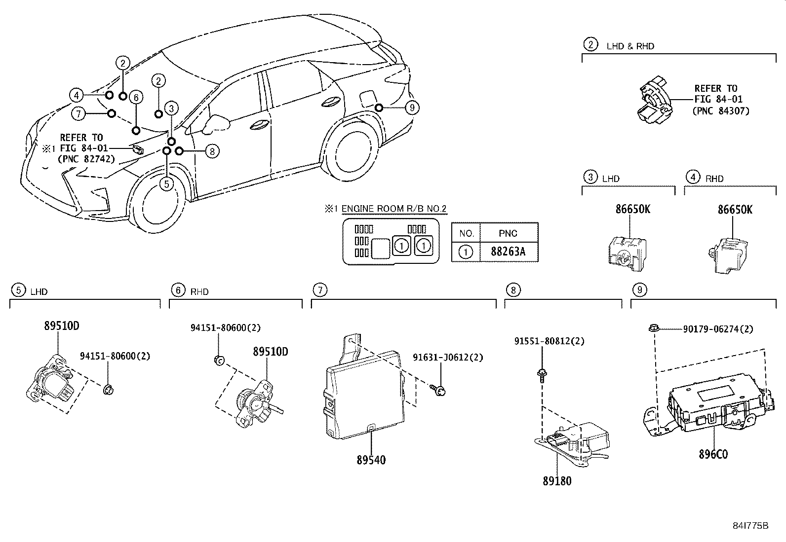 895B0-48321 COMPUTER ASSY, SKID CONTROL product image
