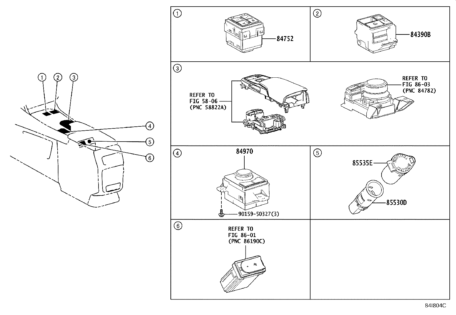 82715-72040 BRACKET, SENSOR, NO.3 product image