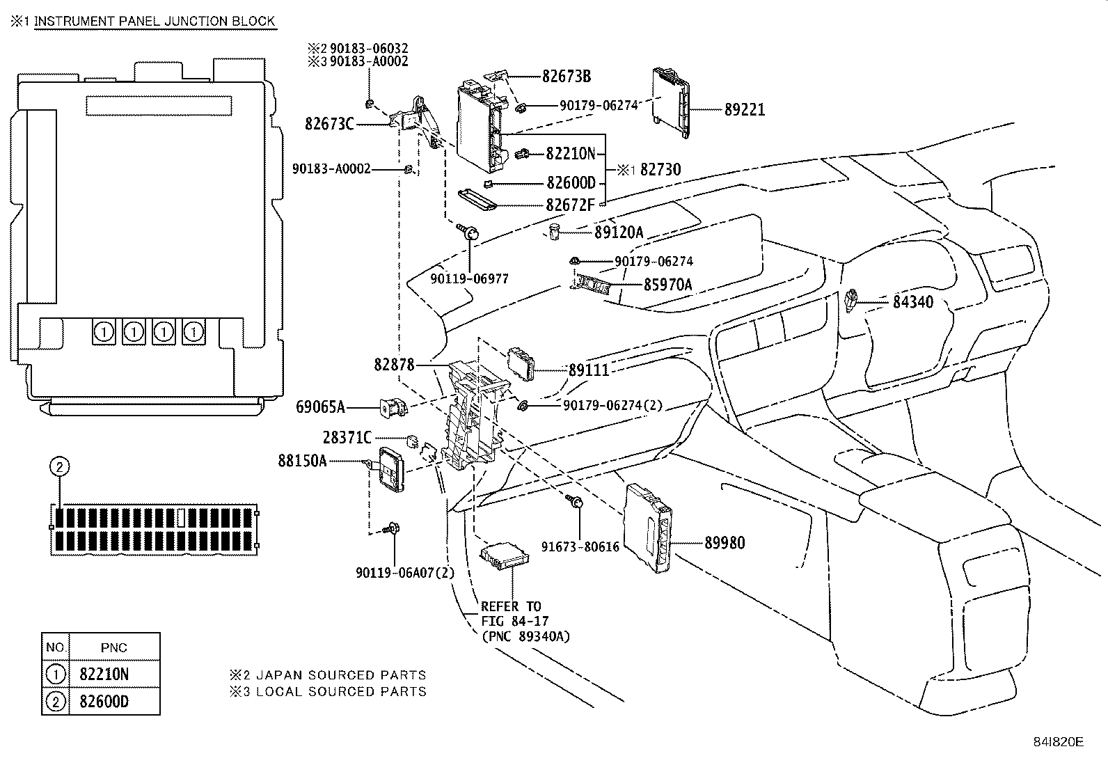 82715-72040 BRACKET, SENSOR, NO.3 product image