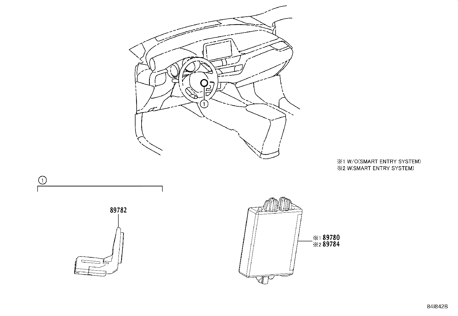 Toyota 89780-10040 COMPUTER ASSY, TRANSPONDER KEY