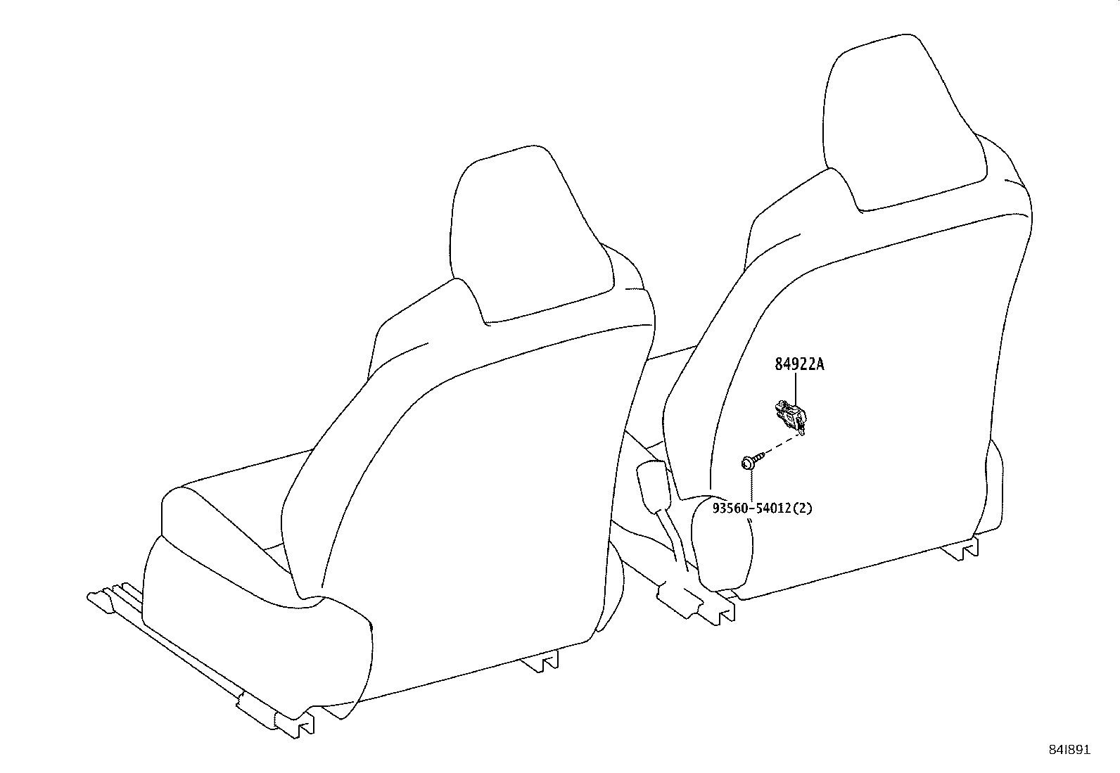 84152-F4040 SWITCH, HEADLAMP LEVELING product image