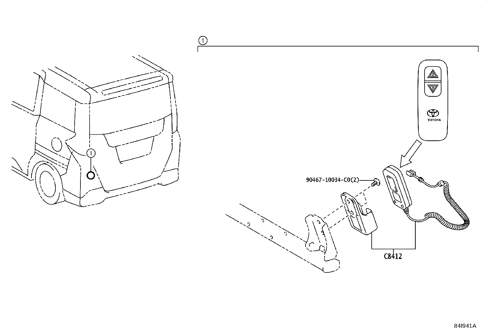 89439-B1130 BRACKET, SENSOR product image