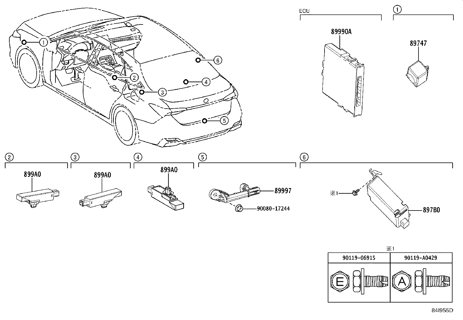 Toyota 899H0-07010 COMPUTER ASSY, SMART KEY