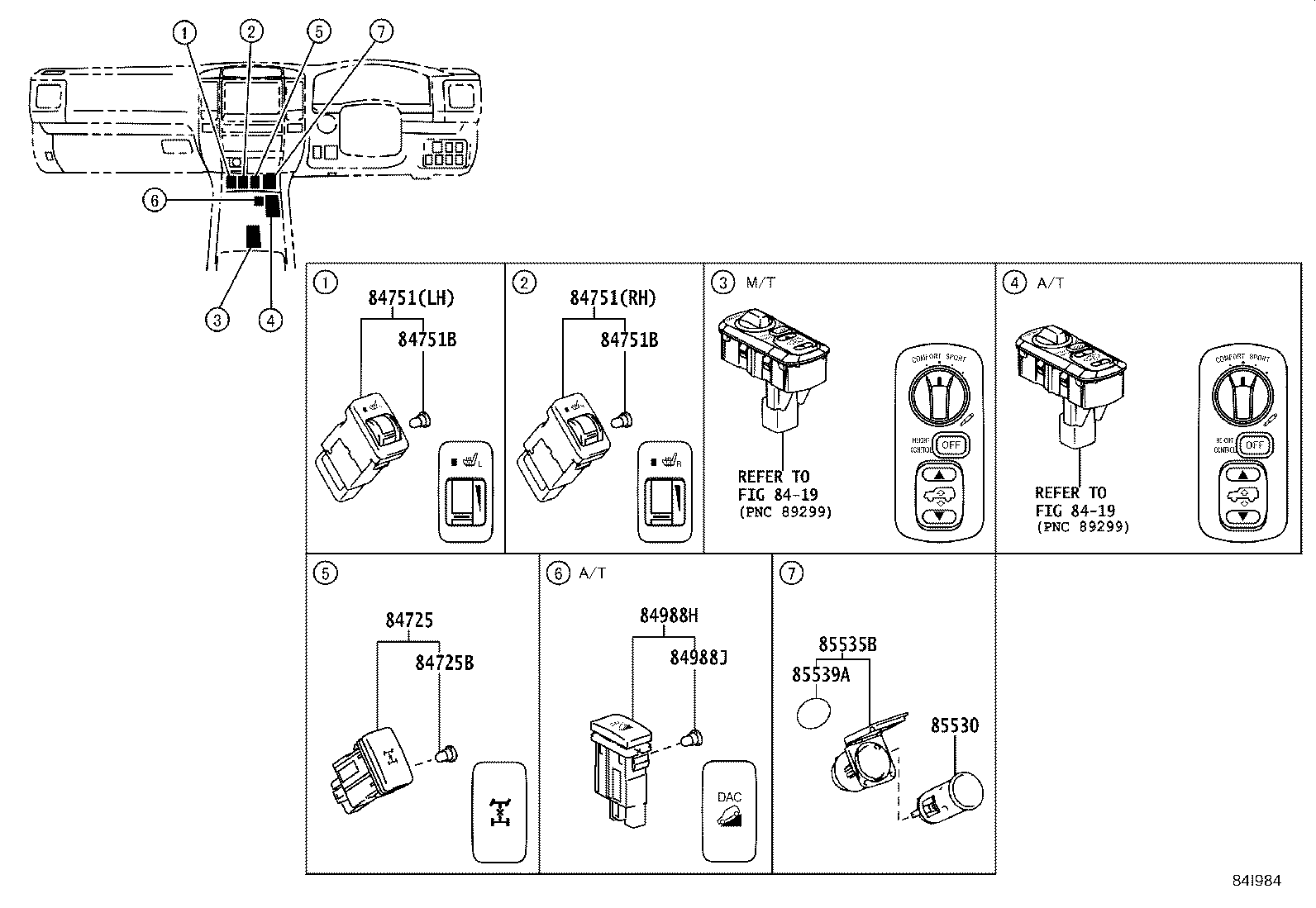 82730-60070 BLOCK ASSY, INSTRUMENT PANEL JUNCTION product image