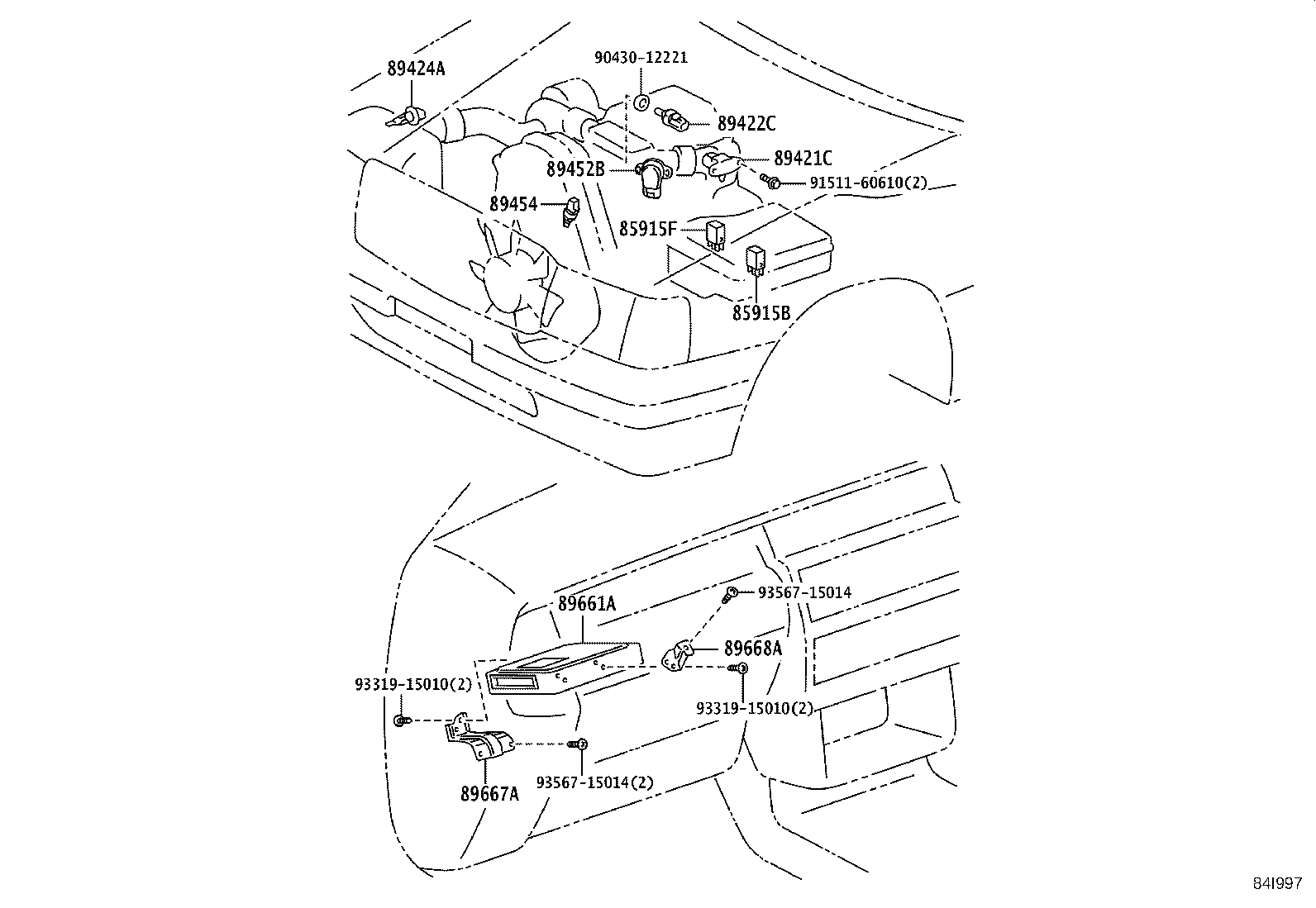 89661-43040 COMPUTER, ENGINE CONTROL product image