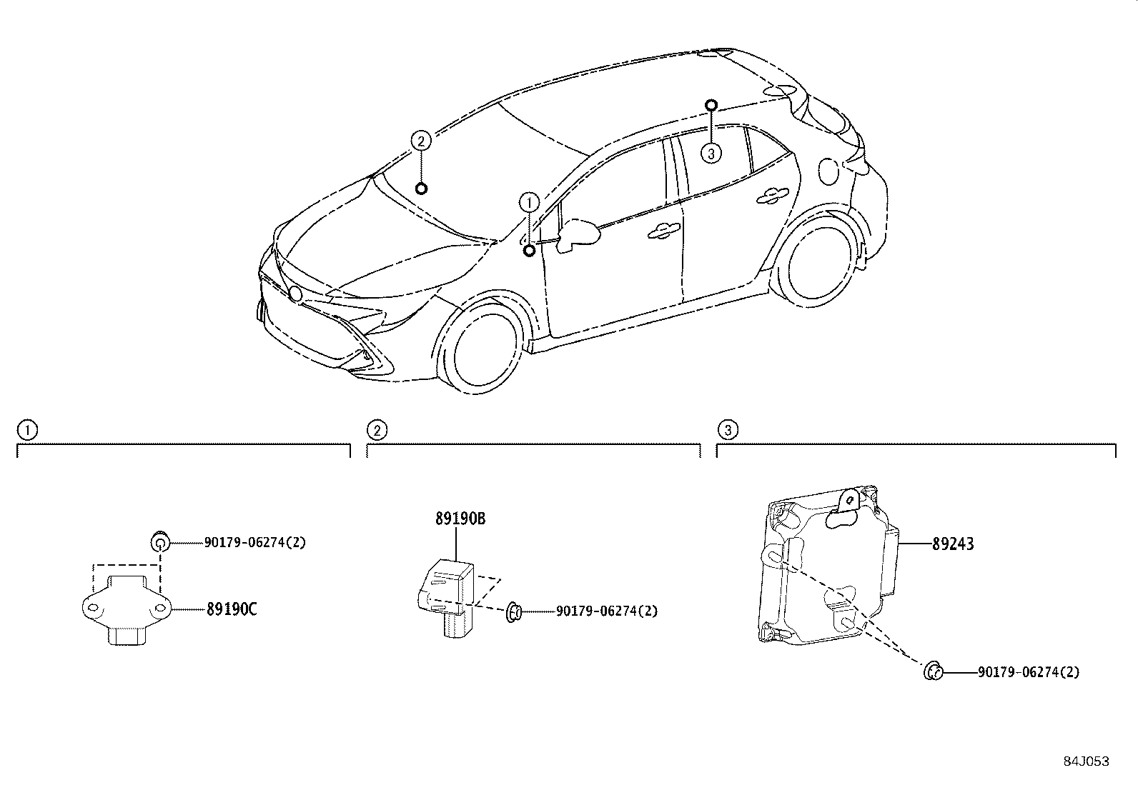 89243-12060 COMPUTER, ABSORBER CONTROL product image