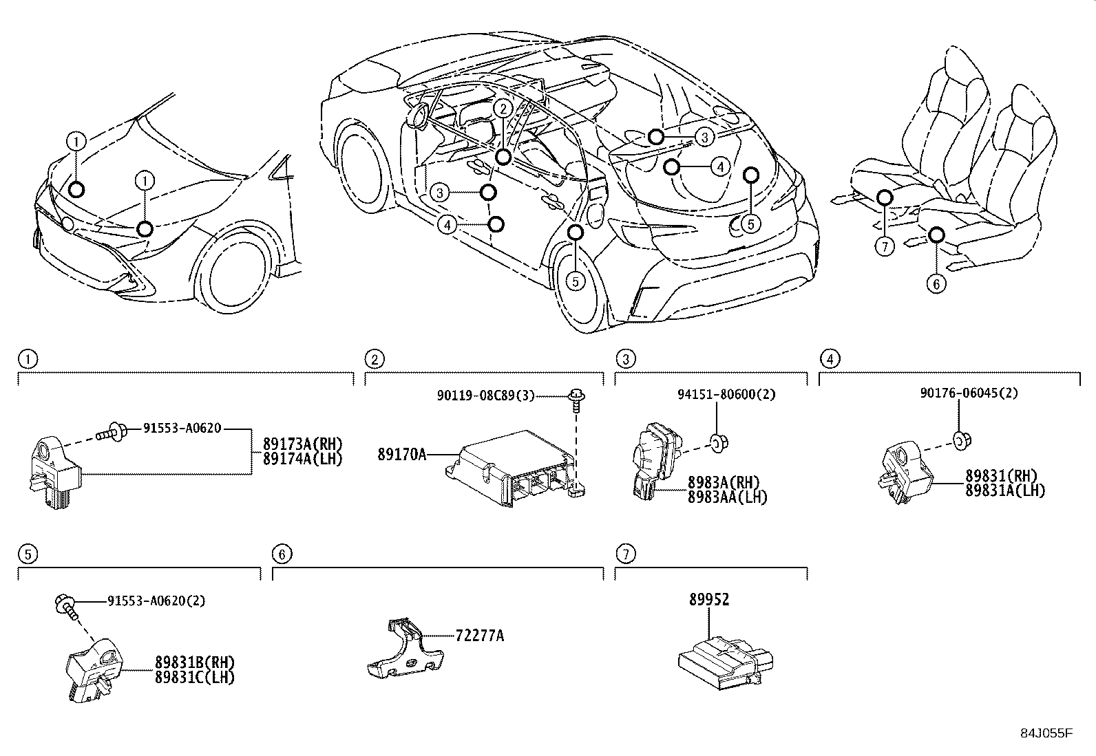 89170-12N10 COMPUTER ASSY, AIR BAG product image