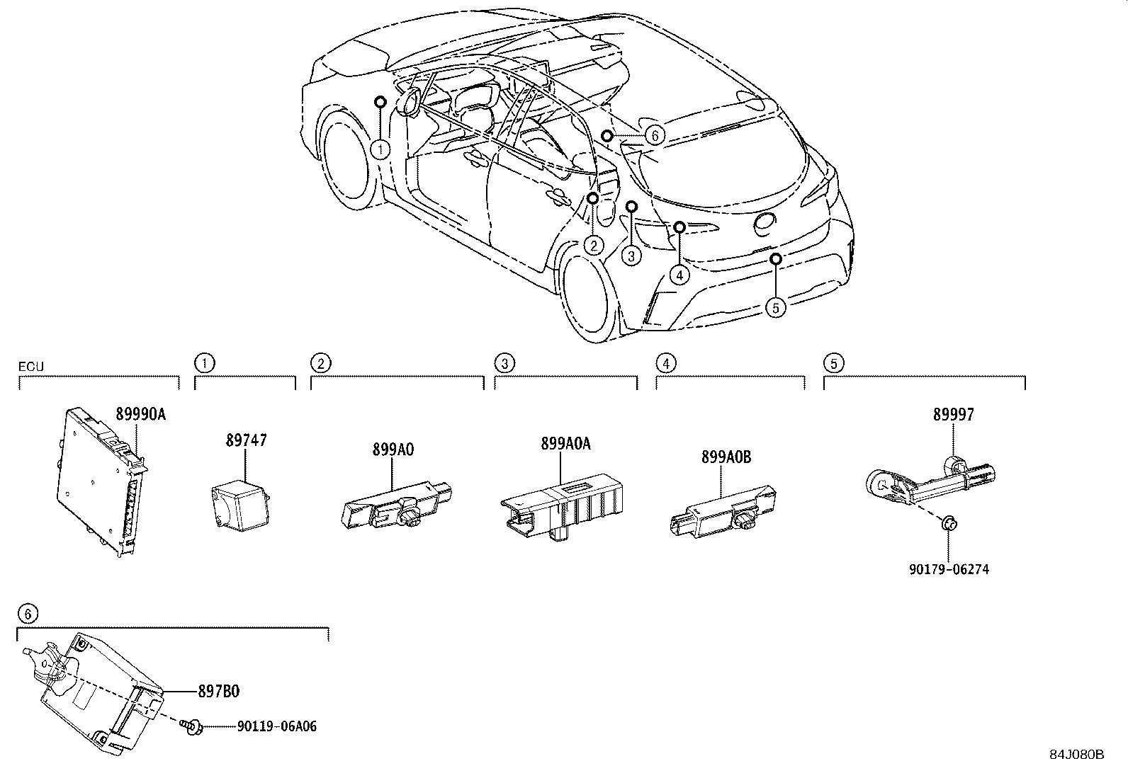 897B0-12100 RECEIVER ASSY, ELECTRICAL KEY & TPMS product image