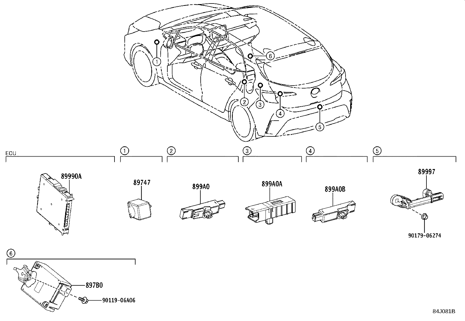 Toyota 899H0-12222 COMPUTER ASSY, SMART KEY