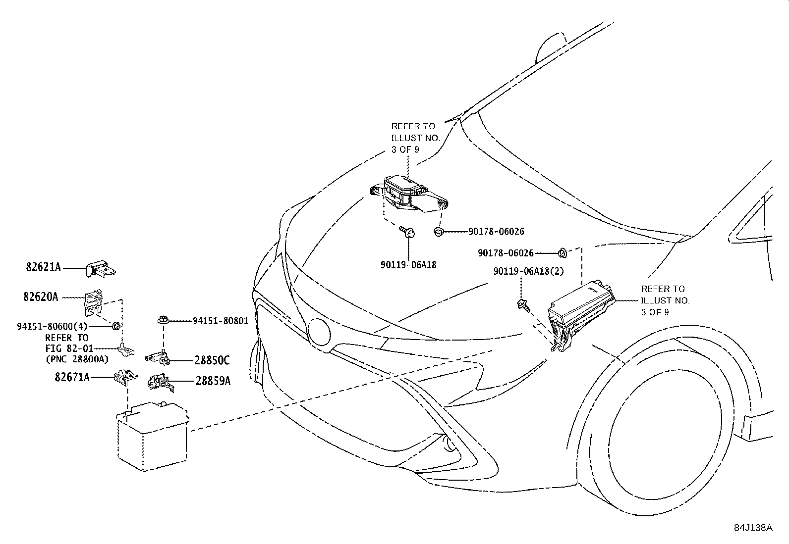 28859-24010 HOLDER, BATTERY CURRENT SENSOR product image