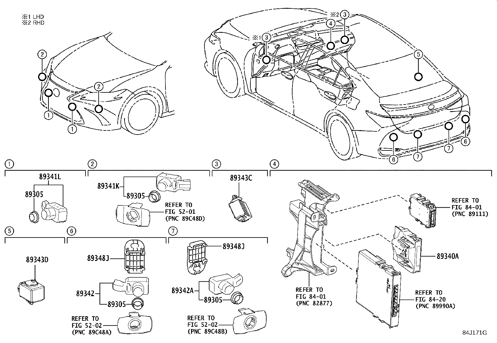 89340-33331 COMPUTER ASSY, CLEARANCE WARNING product image