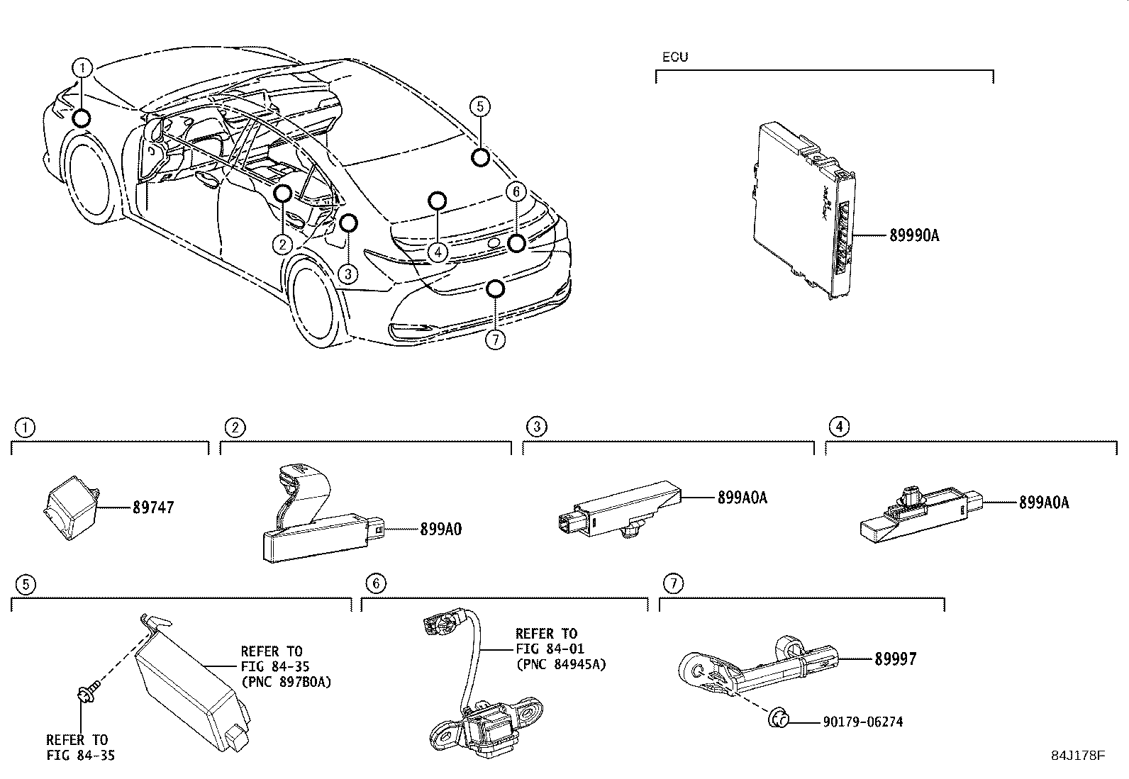 Toyota 899H0-33110 COMPUTER ASSY, SMART KEY