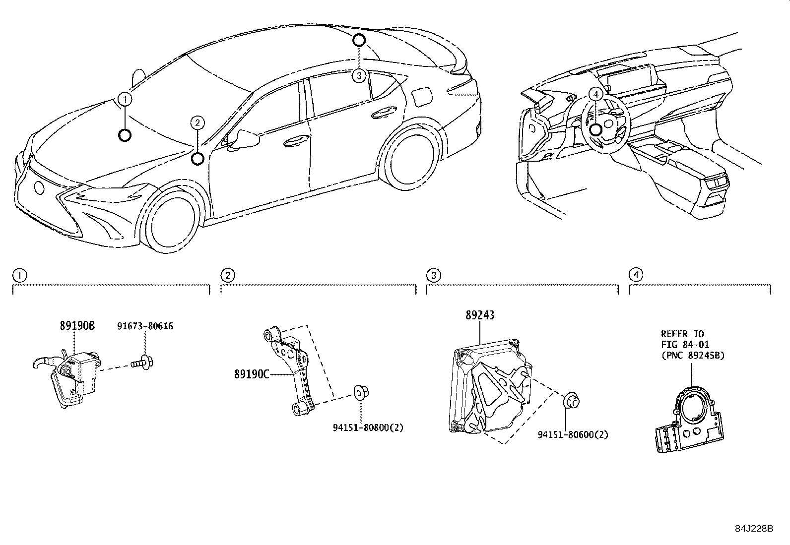 Toyota 89243-33150 COMPUTER, ABSORBER CONTROL