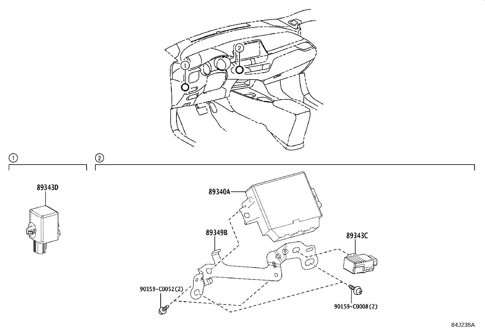 89340-F4020 COMPUTER ASSY, CLEARANCE WARNING product image