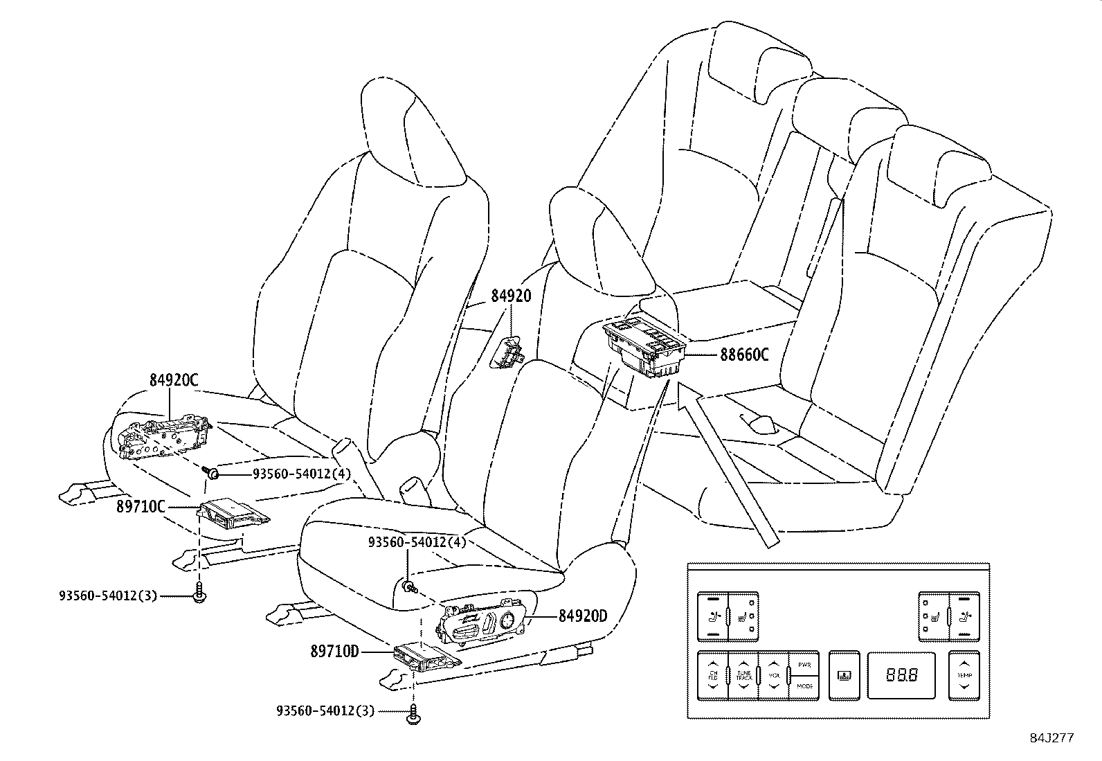 8924B-33070 SENSOR, STEERING product image