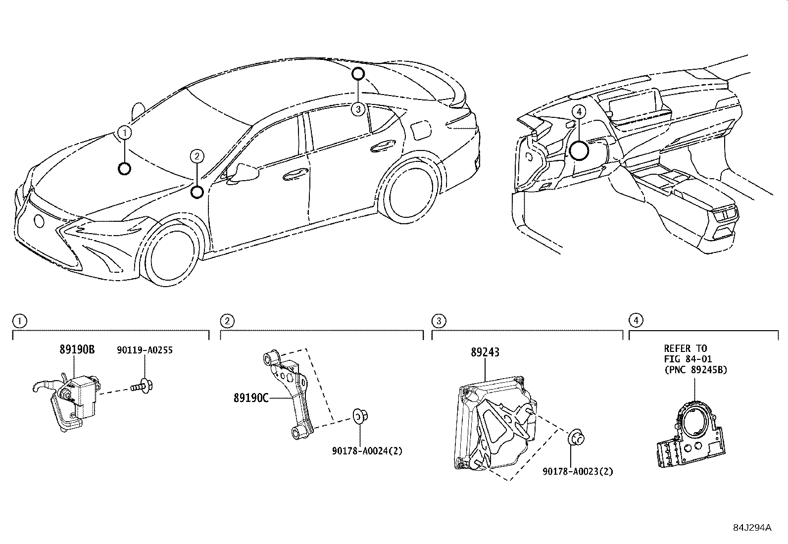 Toyota 89243-33151 COMPUTER, ABSORBER CONTROL