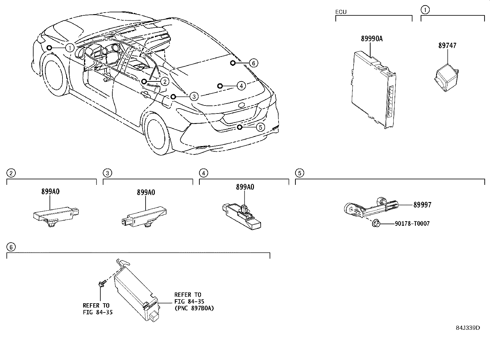 89990-33700 COMPUTER ASSY, SMART KEY product image