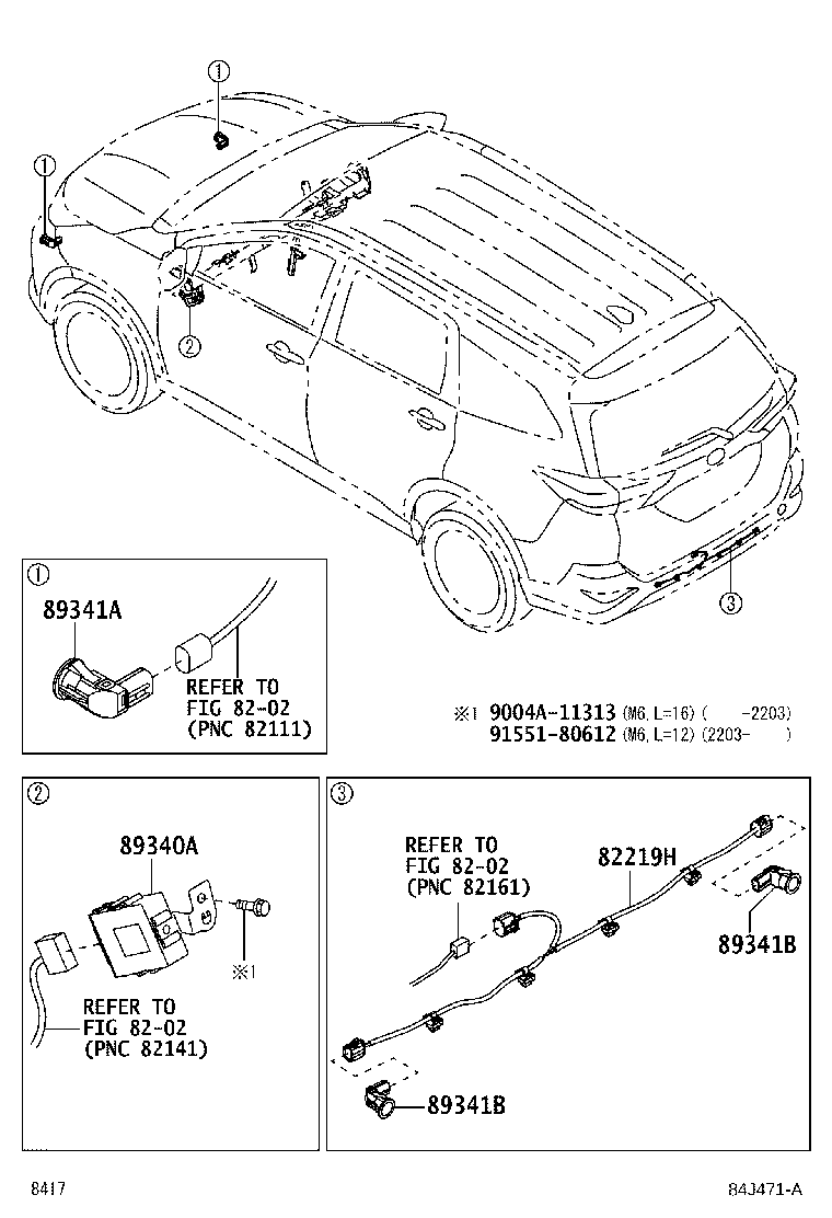 89340-BZ260 COMPUTER ASSY, CLEARANCE WARNING product image