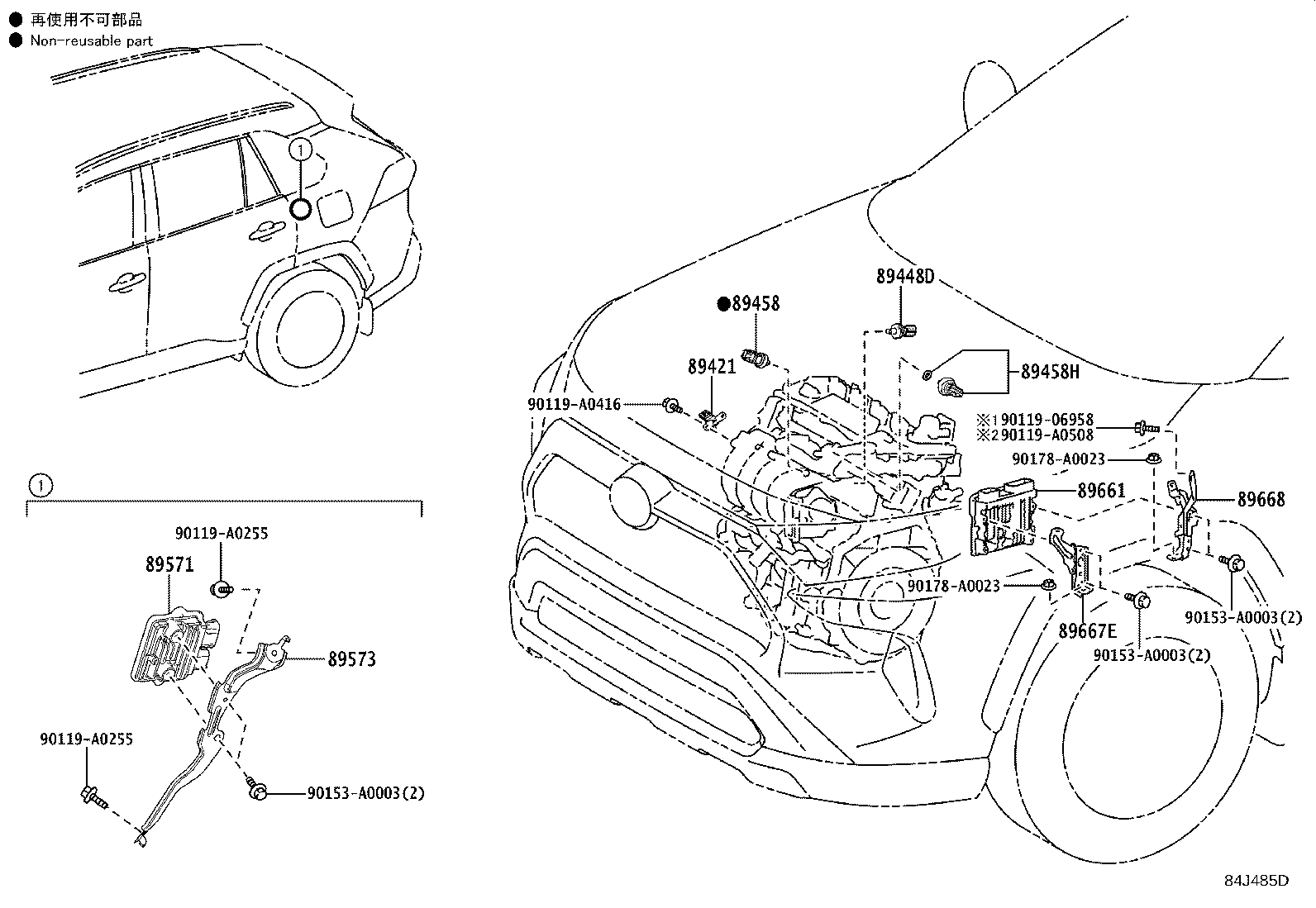 Thumbnail 2 for 89661-0RF30