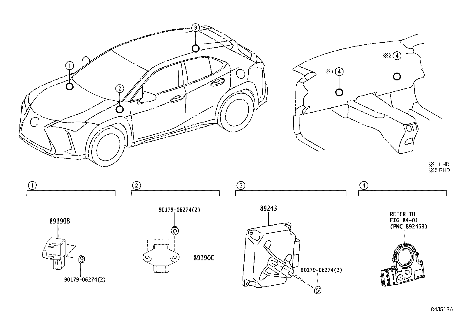 89243-76010 COMPUTER, ABSORBER CONTROL product image