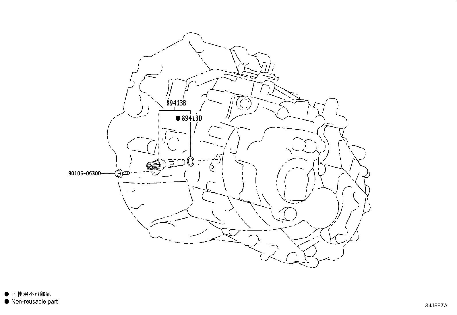89413-12041 SENSOR, TRANSMISSION REVOLUTION product image