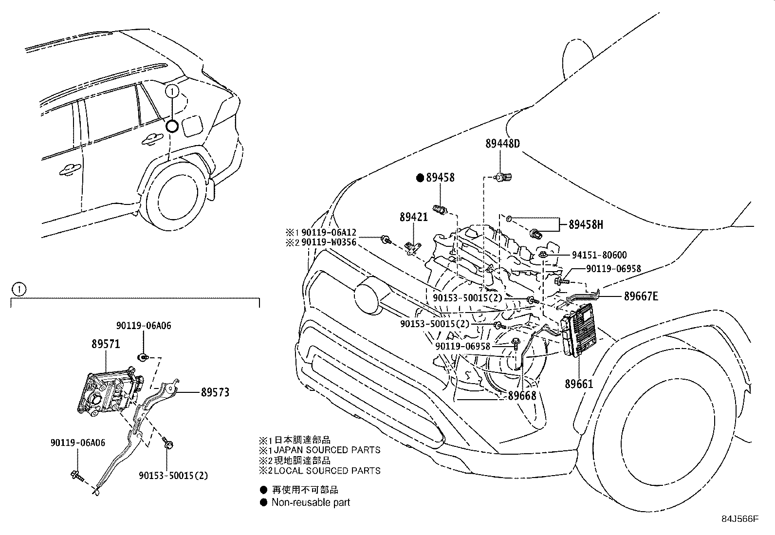 Thumbnail 3 for 89661-4AF90