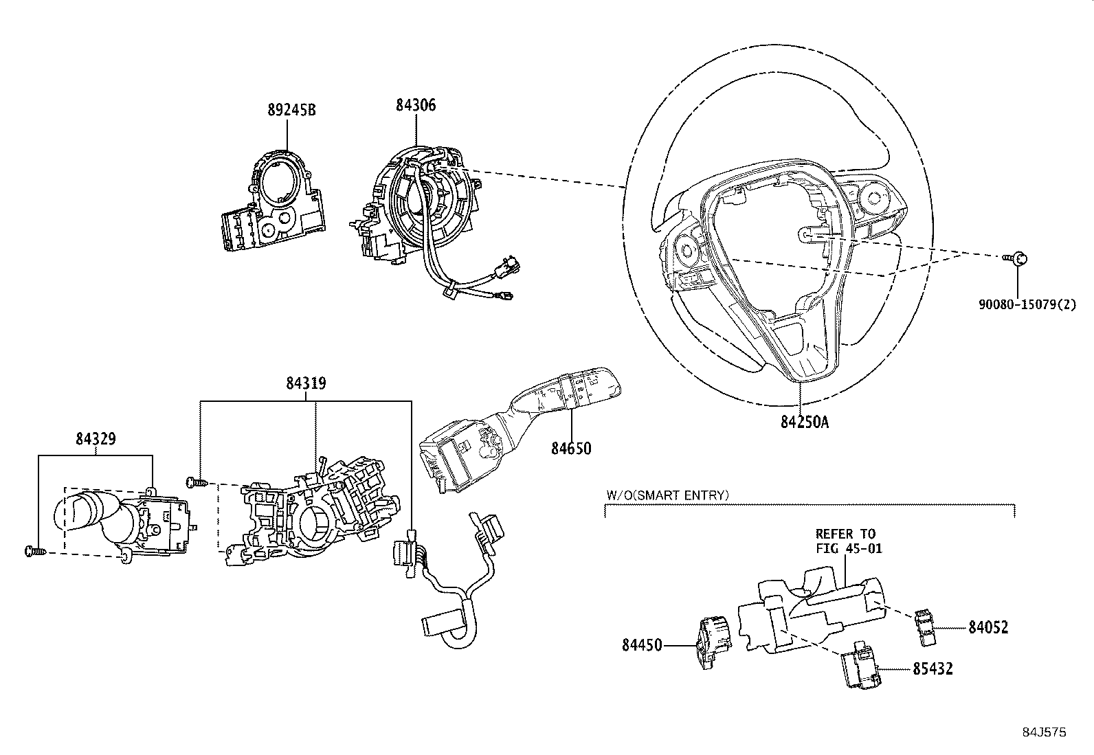 28859-F0460 HOLDER, BATTERY CURRENT SENSOR product image