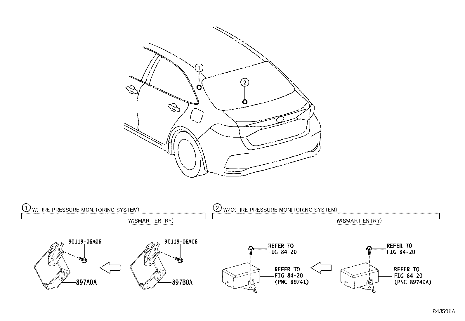 897B0-02071 RECEIVER ASSY, ELECTRICAL KEY & TPMS product image