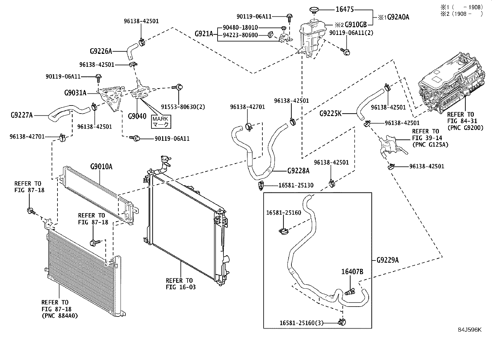 Toyota G91H0-42020 TANK ASSY, INVERTER RESERVE