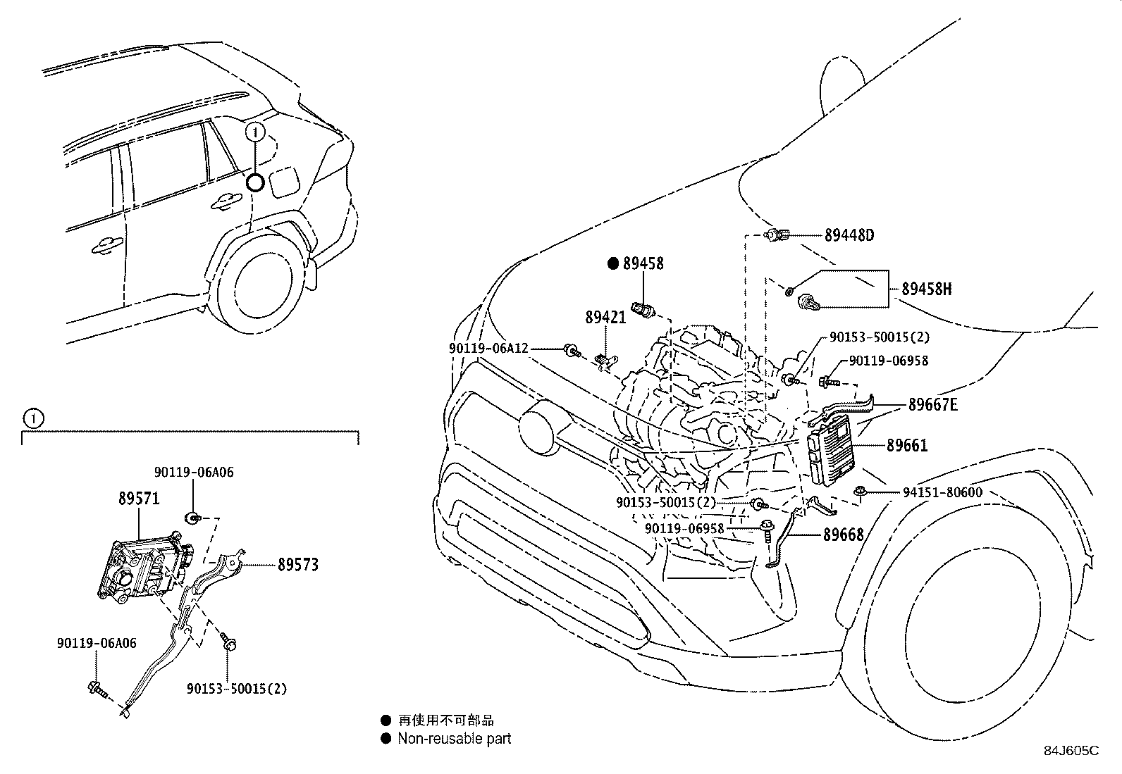Thumbnail 2 for 89661-4AF90