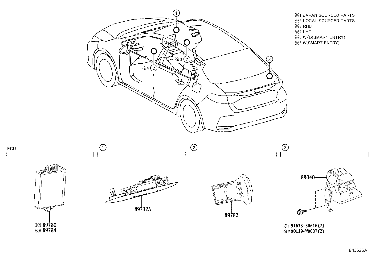 89784-02100 COMPUTER, IMMOBILIZER CODE product image
