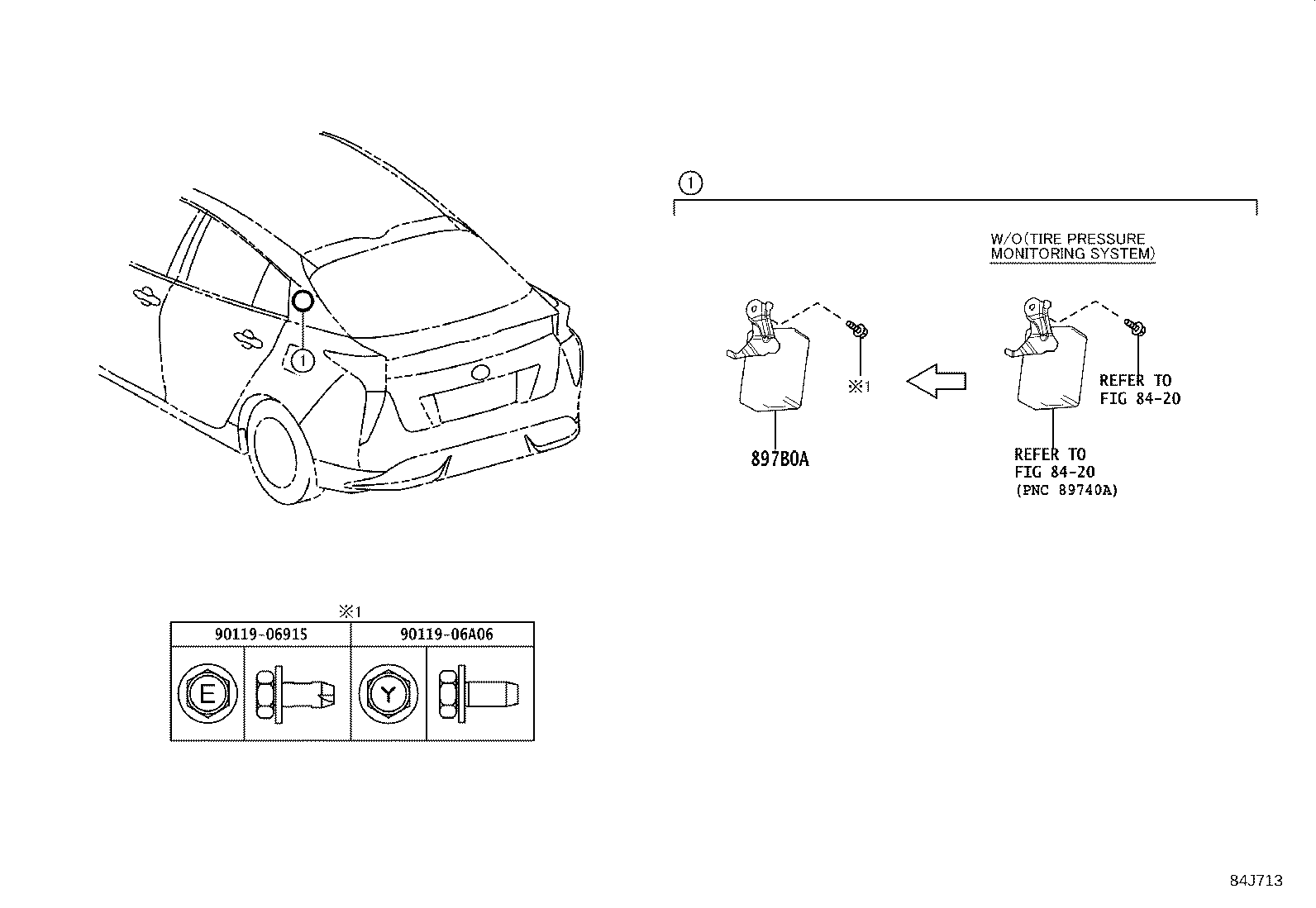 897B0-47251 RECEIVER ASSY, ELECTRICAL KEY & TPMS product image