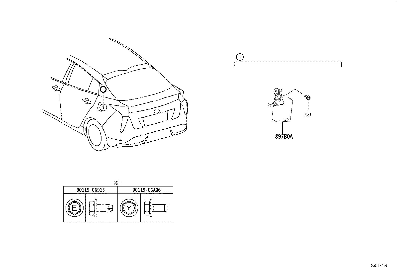 897B0-47010 RECEIVER ASSY, ELECTRICAL KEY & TPMS product image