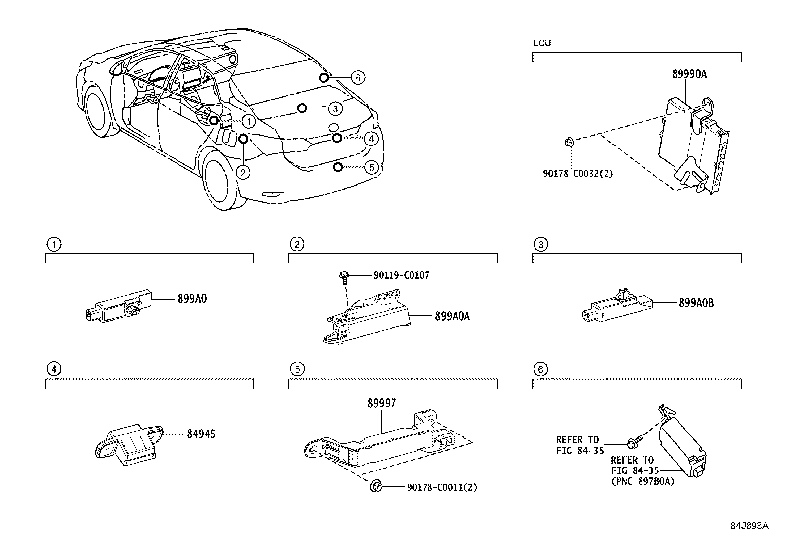 89990-02650 COMPUTER ASSY, SMART KEY product image