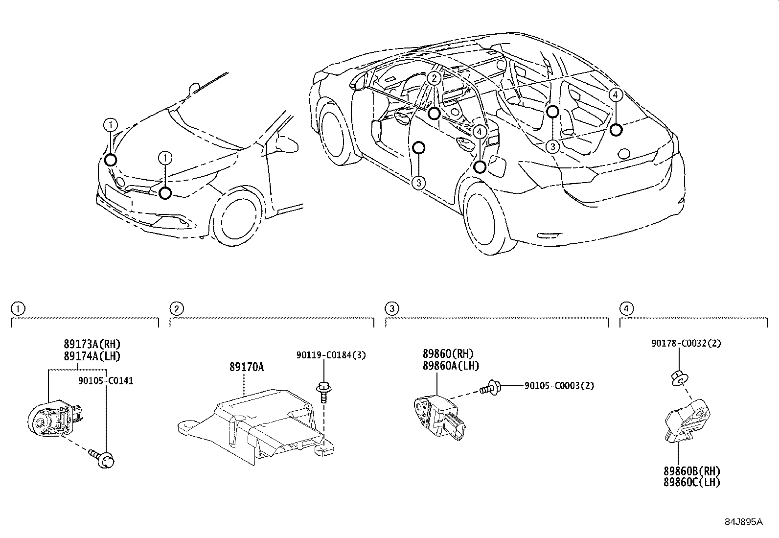 89170-02S50 COMPUTER ASSY, AIR BAG product image