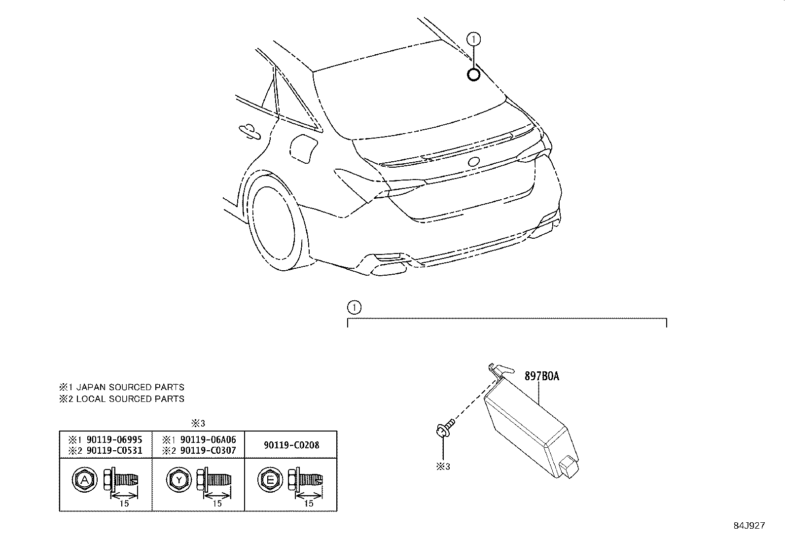 897B0-07090 RECEIVER ASSY, ELECTRICAL KEY & TPMS product image