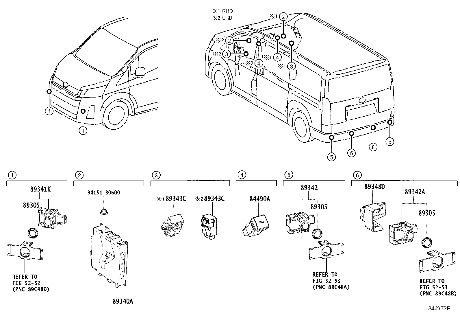 Toyota 89341-78010-C7 SENSOR, ULTRASONIC, FRONT CORNER