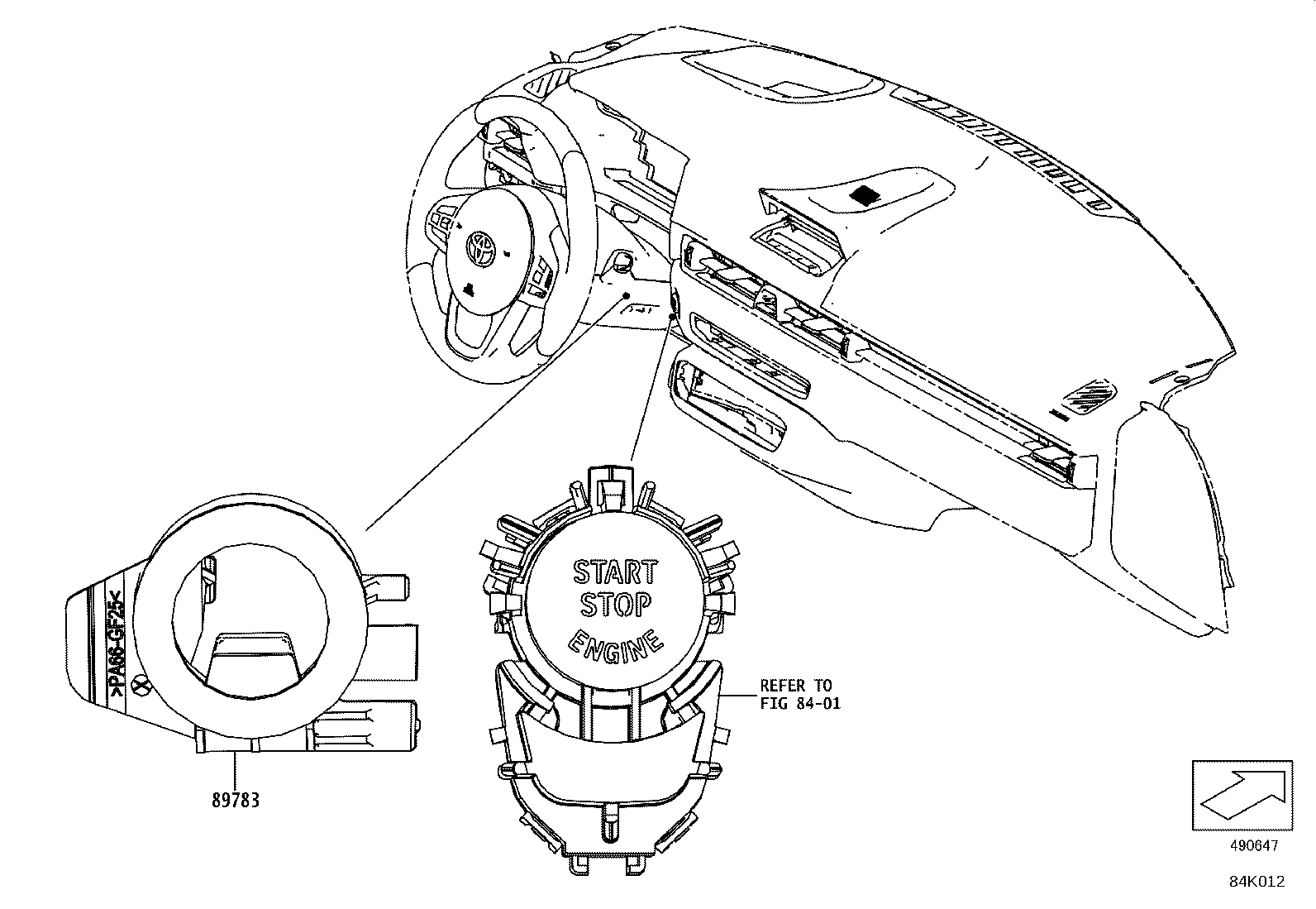 89783-WAA01 AMPLIFIER, TRANSPONDER KEY product image