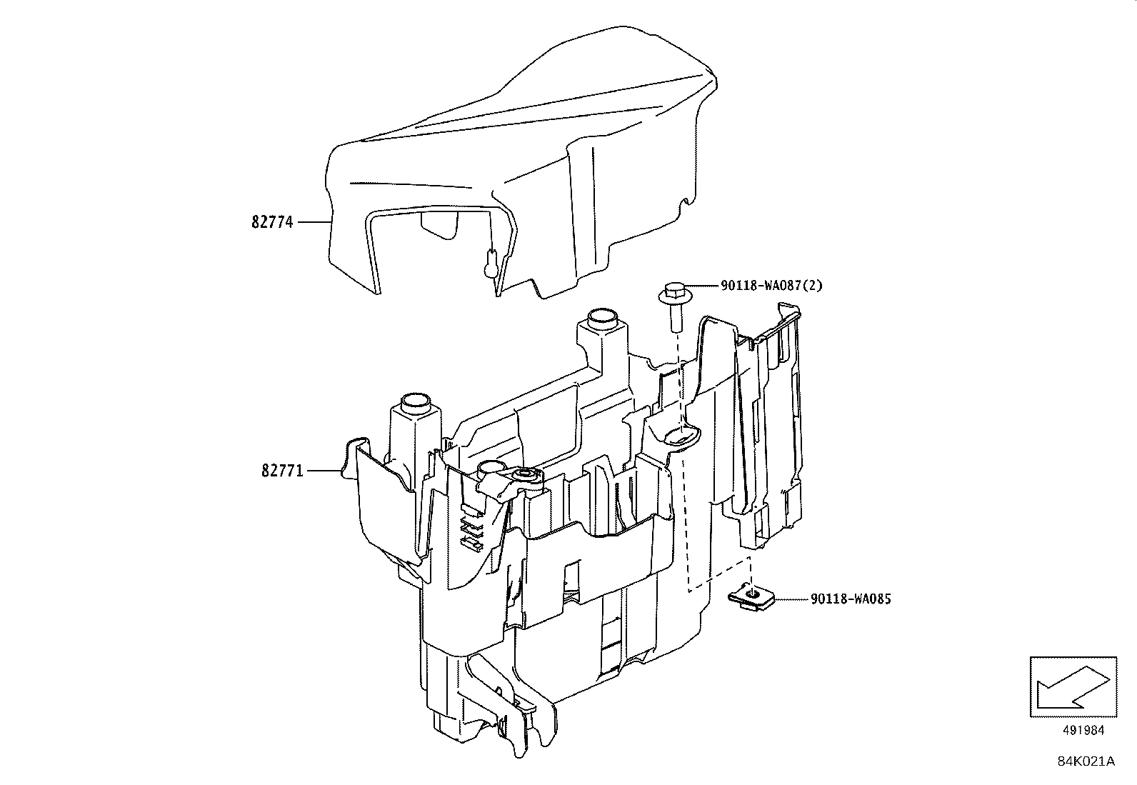 Toyota 89661-WAA12 COMPUTER, ENGINE CONTROL