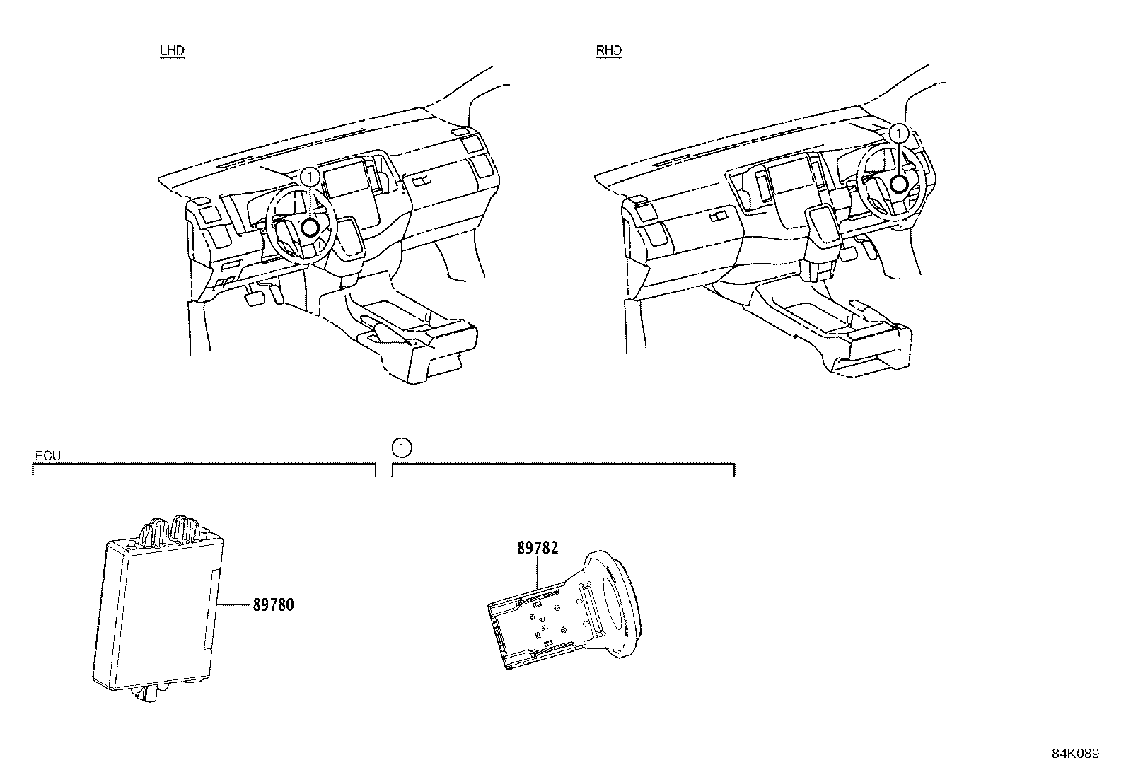 897H0-V3022 COMPUTER ASSY, TRANSPONDER KEY product image