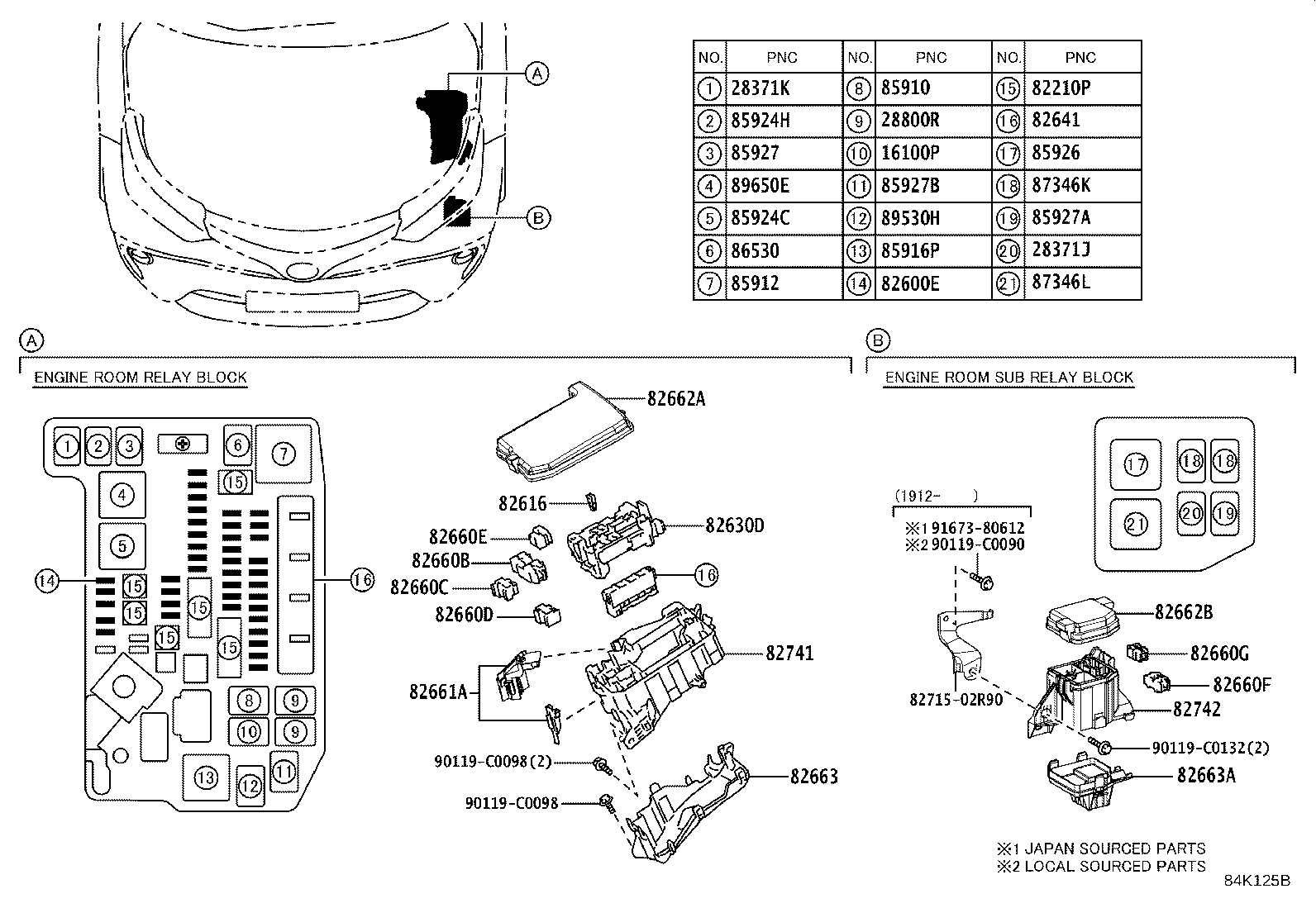 28859-0T080 HOLDER, BATTERY CURRENT SENSOR product image