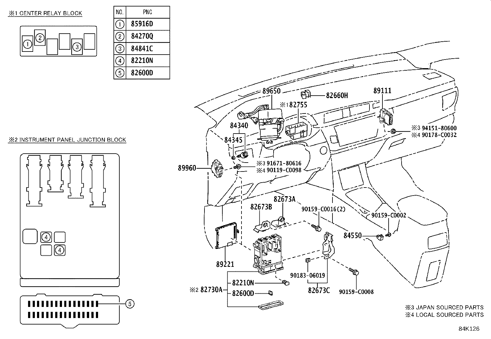 28859-0T080 HOLDER, BATTERY CURRENT SENSOR product image