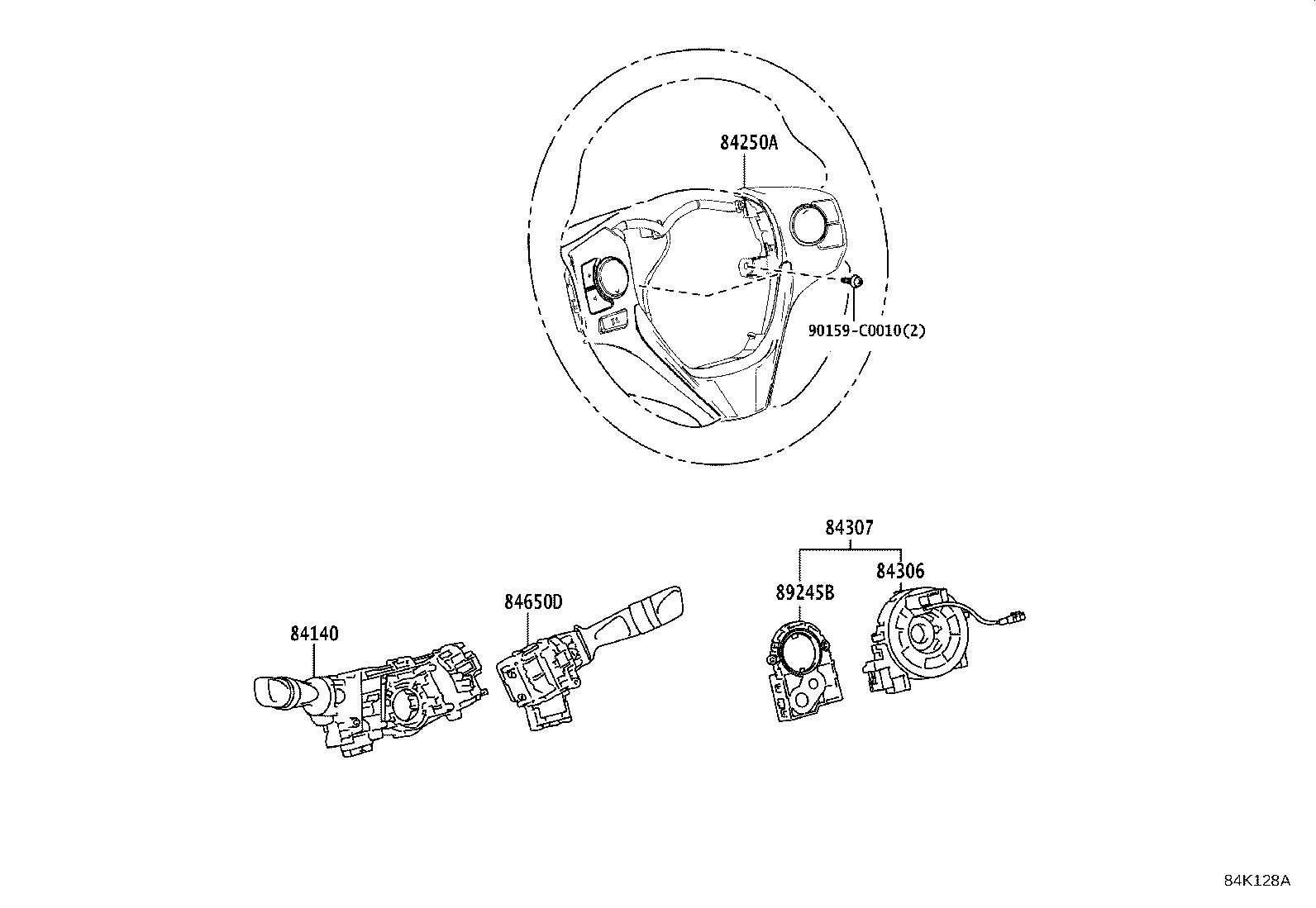 28859-0T080 HOLDER, BATTERY CURRENT SENSOR product image